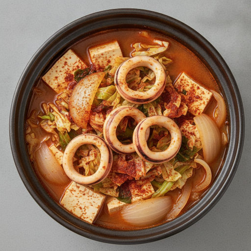 오징어 두부 찌개