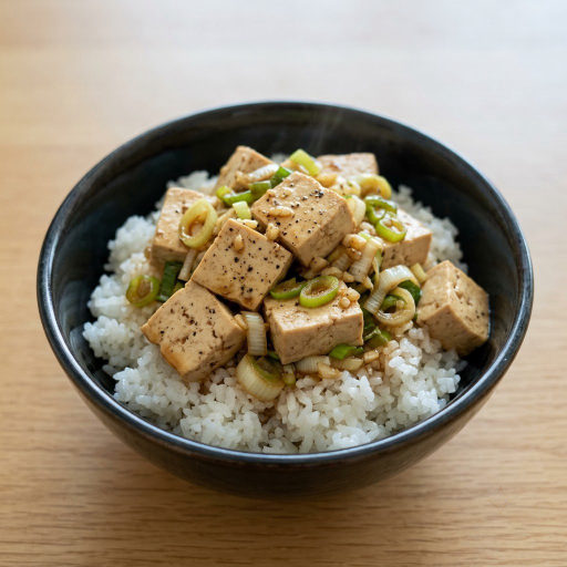 찌개두부 덮밥