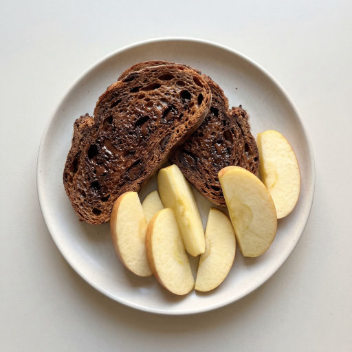 발로나초코바게트 토스트