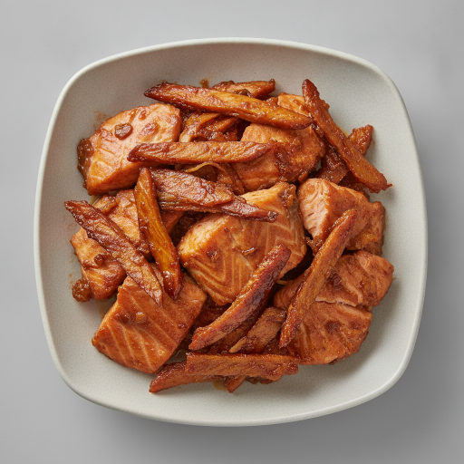 연어 쥐포 조림