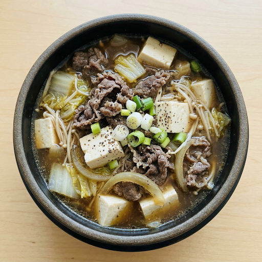 소불고기 두부국