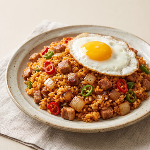 양파 돼지고기 볶음밥