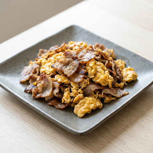 계란 대패고기 구이