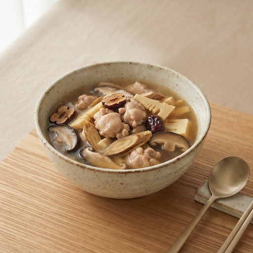 죽순 닭다리살 국