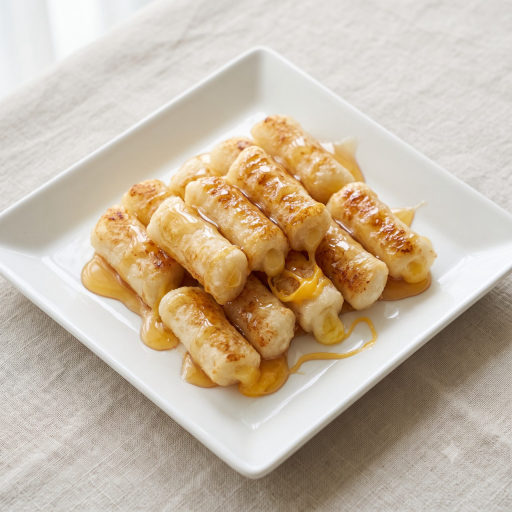 꿀스틱 치즈떡 디저트