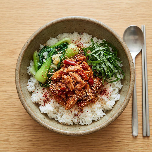 고추참치 비빔밥