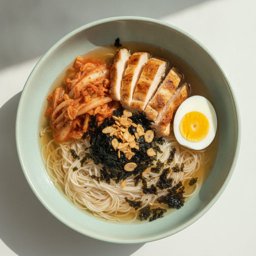 닭가슴살 김치 냉면