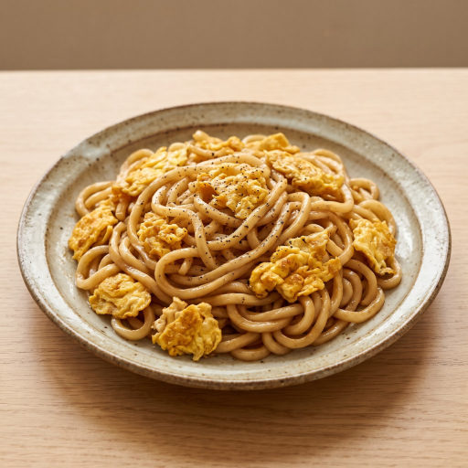계란 우동면 볶음