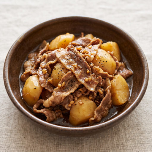감자 대패삼겹살 찜