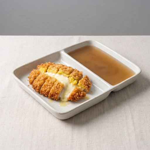 고구마치즈돈까스 냉면육수