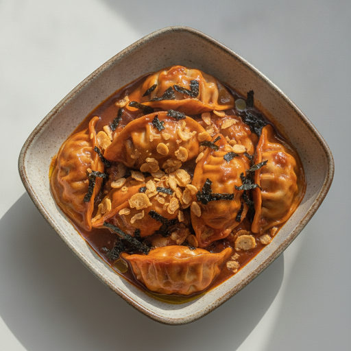 치킨양념 만두찜